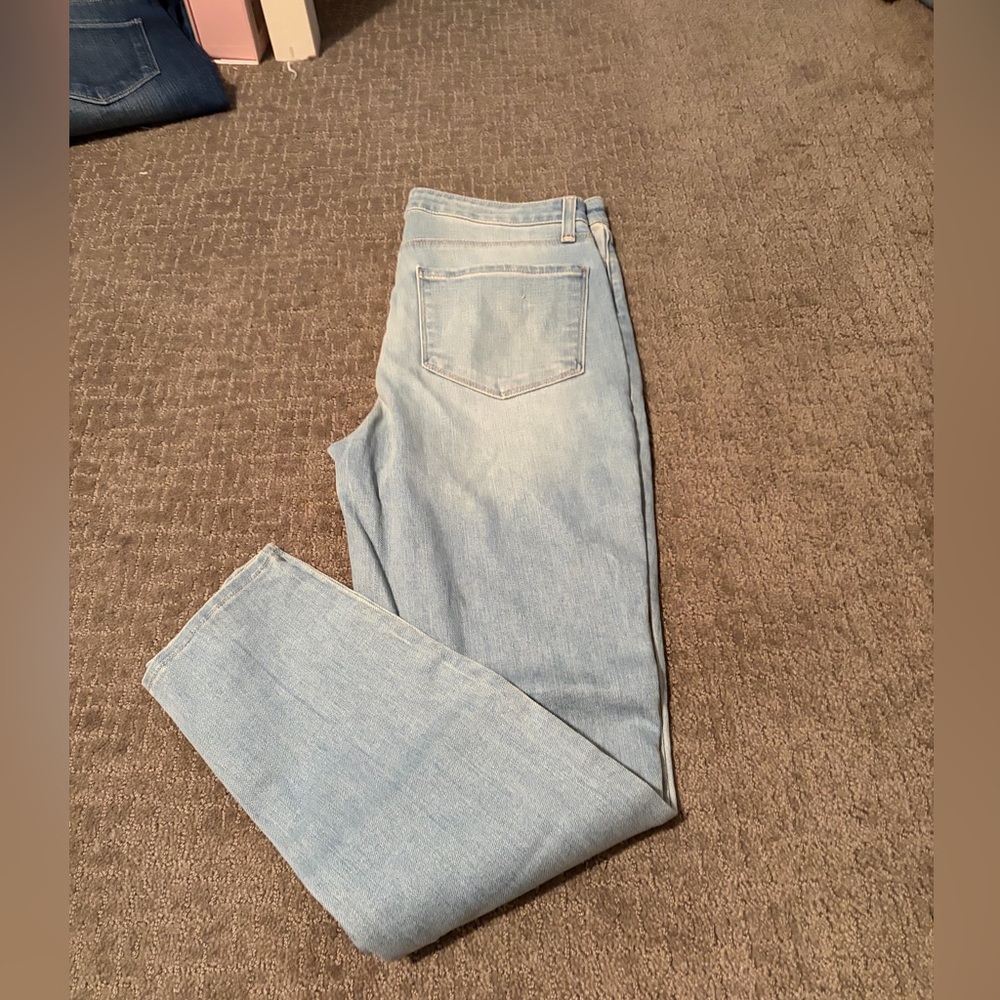 L'AGENCE Light Wash Skinny Jeans
